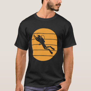 Taucher Ozean Unterwasser Riff Tauchlehrer T-Shirt