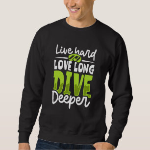 Taucher Tauch Experte Open Water 2 Sweatshirt