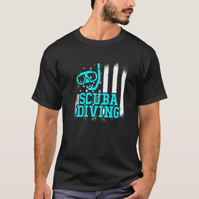 Taucher Tauchen 3 T-Shirt (Vorderseite)