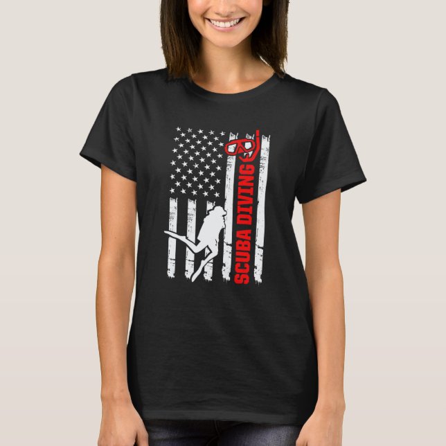 Taucher Tauchen 9 T-Shirt (Vorderseite)