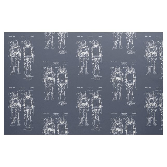 Taucher unten! Plan Stoff (Fat Quarter (45,7 x 55,9 cm))