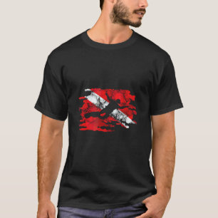 Taucher Unterwasser-Tauchflagge Freediving Unterwa T-Shirt