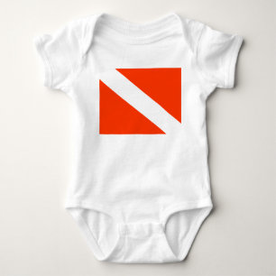 Taucherabwärter Baby Strampler