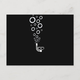 Taucherbrillen Tauchen Schnorcheln Postkarte