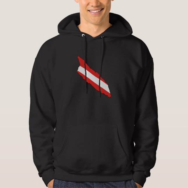 Taucherflagge Aruba Scuba Diving Hoodie (Vorderseite)