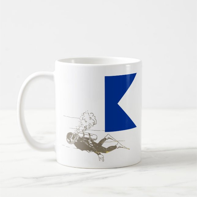 Tauchergarnitur Kaffeetasse (Links)