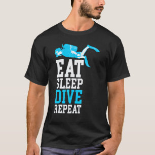 Taucherglocke Tauchflagge Scuba-Tauchen Essen Schl T-Shirt