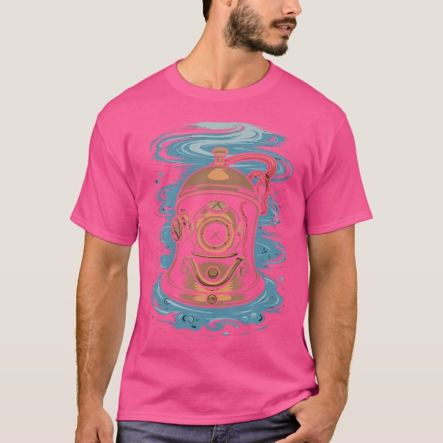 Taucherhelm T-Shirt (Vorderseite)