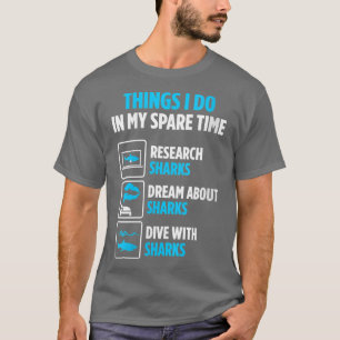 Taucherinnen mit Haien Große Hai Taucher VNeck T-Shirt