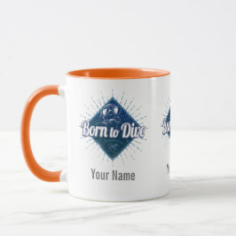 Taucherretro Scuba Diving School Vintag Ocean Tasse