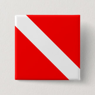 Tauchertaucher unter Flagge Button