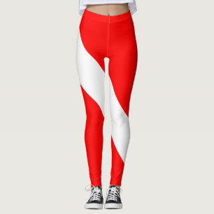 Tauchertaucher unter Flagge Leggings