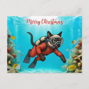 Taucherthema Weihnachten unter Wasser