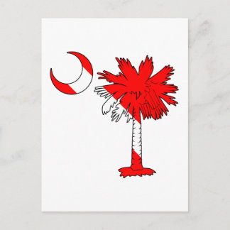 Tauchfahne Palmetto Postkarte