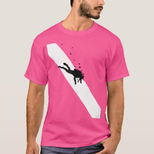 Tauchfahne Taucher Scuba Diving Red White T-Shirt