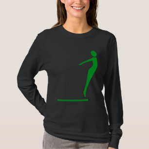 Tauchfigur: Grasgrün T-Shirt