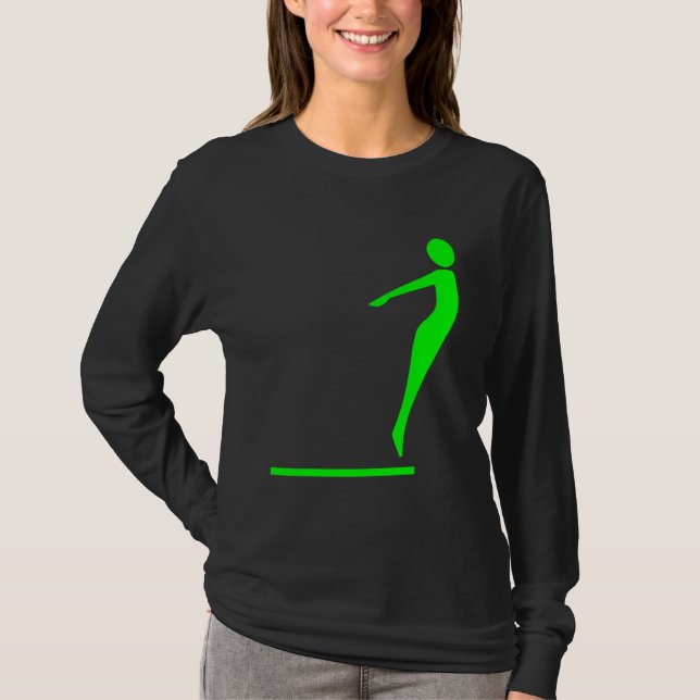 Tauchfigur: Grün T-Shirt (Vorderseite)