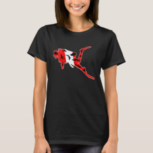 Tauchflagge Scuba-Tauchen Produkt Ozean-Taucher T-Shirt