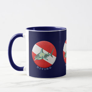 Tauchflaggenhai Tasse