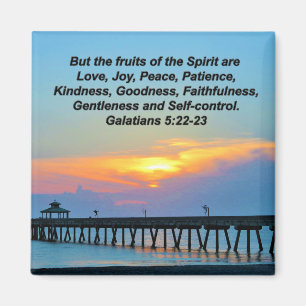 TAUCHGALATIANER 5:22 SONNENMAGNET MAGNET