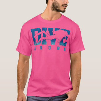 Tauchgang Aruba Karibik Inseln Souvenir Taucher T-Shirt