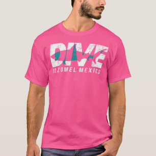 Tauchgang Cozumel Mexiko Tauchen Hai T-Shirt