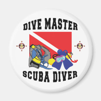 Tauchgang Master SCUBA Diver Magnet