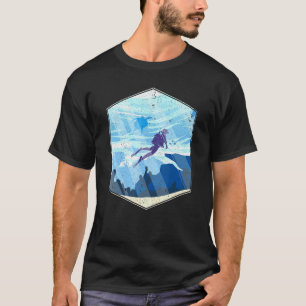 Tauchgang Taucher Ozean Unterwasser Schwimmen Tauc T-Shirt