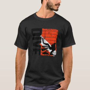 Tauchgang Vintage-Taucher Taucher-Taucher-Tauchfla T-Shirt