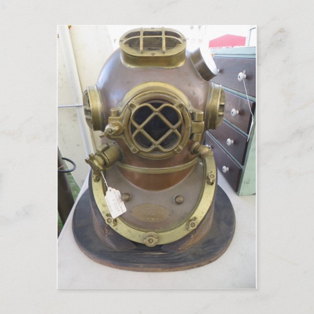Tauchhelm Postkarte (Vorderseite)