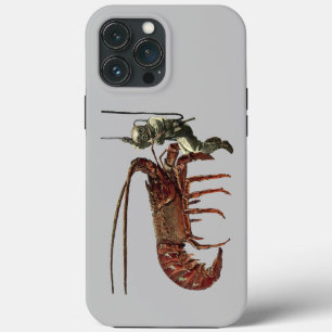 Tauchhelm-Taucher beobachtet einen riesigen Hummer Case-Mate iPhone Hülle