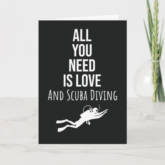 Tauchkarten Taucher Schnorcheln Sportarten Karte (Vorderseite)