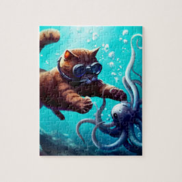 Tauchkatze Puzzle