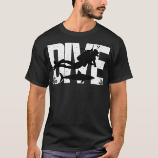 Tauchlehrer Dive Art Scuba Diving Geschenkidee T-Shirt