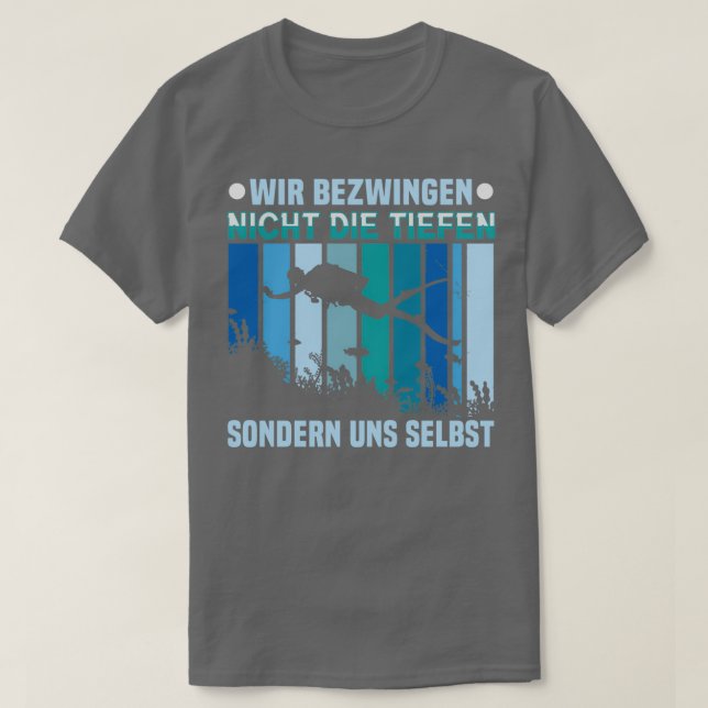 Tauchlehrer gestalten Schnorcheln 30 T-Shirt (Design vorne)