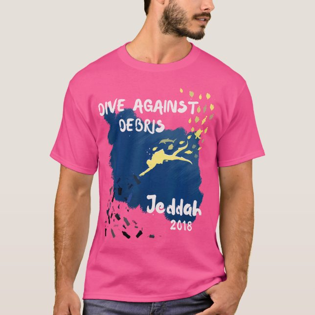 Tauchlehrer Jeddah 2018 T-Shirt (Vorderseite)