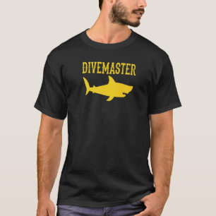 Tauchlehrer Scuba Tauchlehrer Tauchflagge Hai T-Shirt