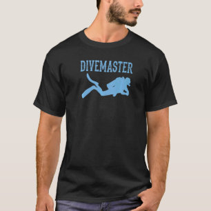 Tauchlehrer Scuba Tauchlehrer Tauchflaggen-Stil T-Shirt