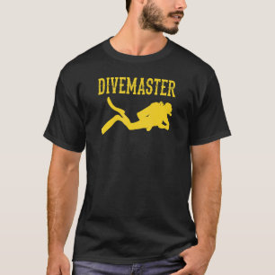 Tauchlehrer Scuba Tauchlehrer Tauchflaggen-Stil T-Shirt