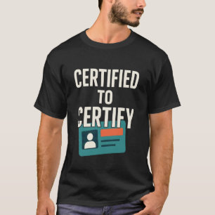 Tauchlehrer Tauchcrew Stolz Unterwasser unterricht T-Shirt