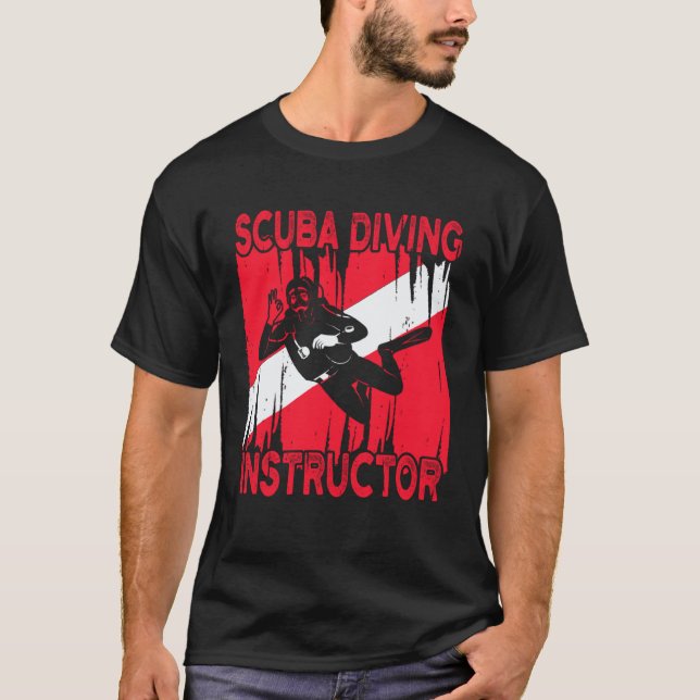 Tauchlehrer Unterwasser T-Shirt (Vorderseite)