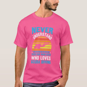 Tauchmaske Schnorchel Flossen für Männer und T-Shirt