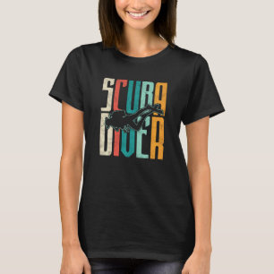 Tauchmaske Scuba Unterwasser Meister Scuba-Taucher T-Shirt