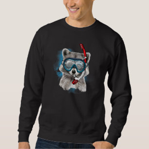 Tauchmaske und mit Tube Sweatshirt