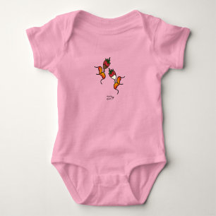 Tauchmuack!!! Erdbeere und Schokolade Baby Strampler
