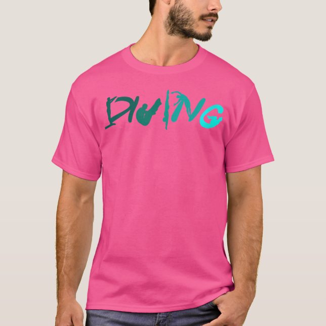 Tauchplattform Springboard High Diving T-Shirt (Vorderseite)