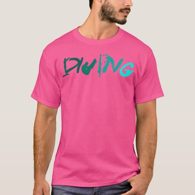 Tauchplattform Springboard High Diving T-Shirt (Vorderseite)