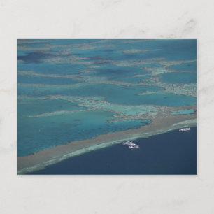 Tauchplattformen in der Nähe des Riffs, große Barr Postkarte
