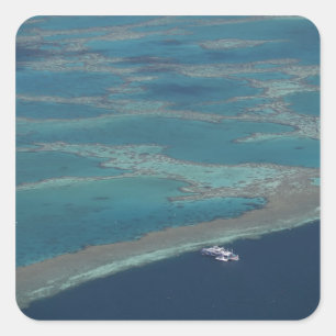 Tauchplattformen in der Nähe von Riff, Great Barr Quadratischer Aufkleber