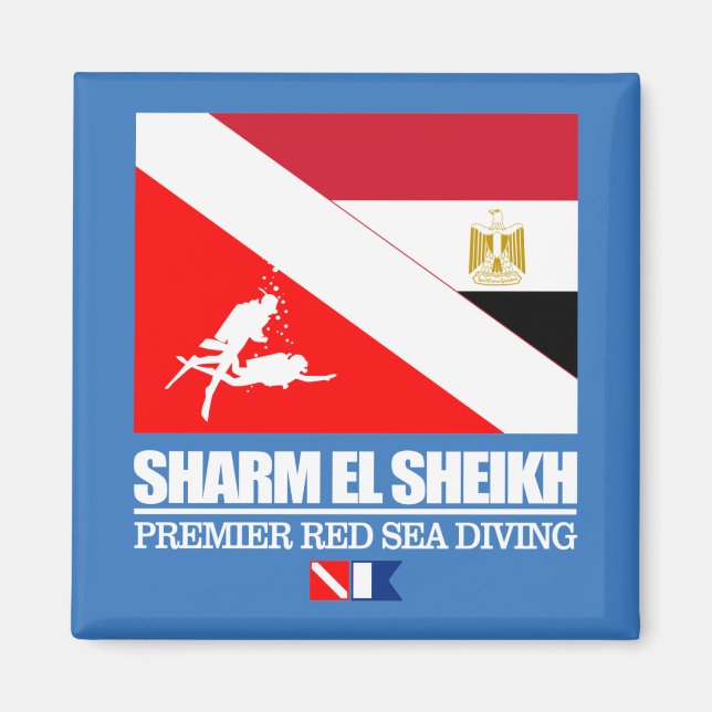 Tauchscharm el Sheikh (sq) Magnet (Vorne)